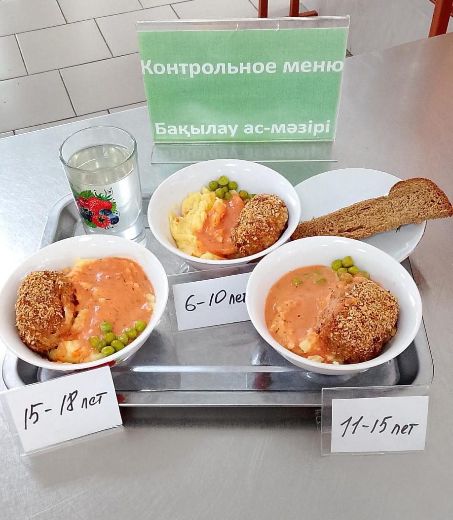 Контрольное блюдо на 06.11.2025год