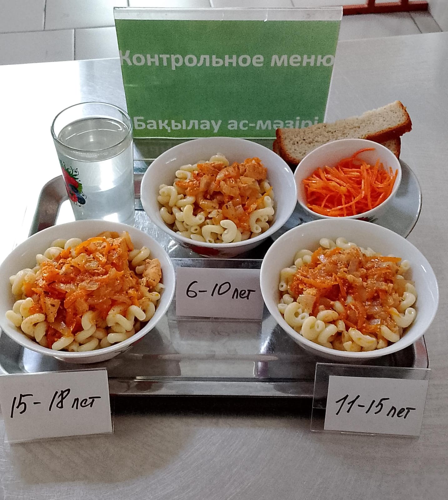 Контрольное блюдо на 17 ноября