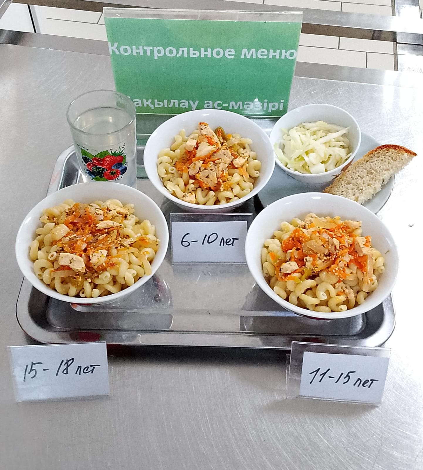 Контрольное блюдо на 1 декабря 2025 год