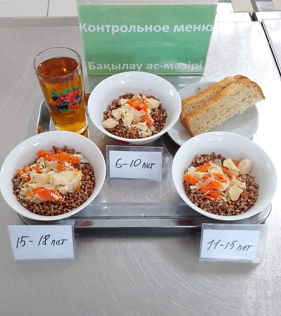 Контрольное блюдо на 15 апреля
